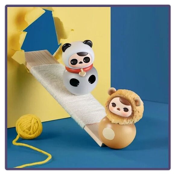 Pop Mart Pucky Roly-Poly Kitty Series Figurine - Panda - Picture 3 of 16